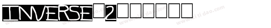 inverse-2字体转换