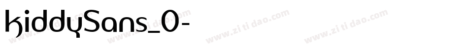 kiddySans_0字体转换