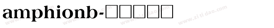 amphionb字体转换