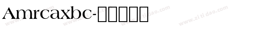 Amrcaxbc字体转换
