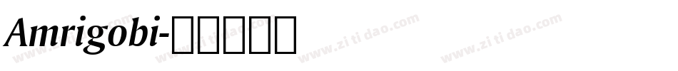 Amrigobi字体转换