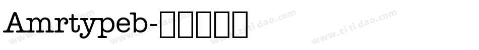 Amrtypeb字体转换