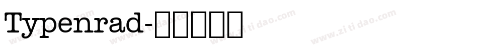 Typenrad字体转换