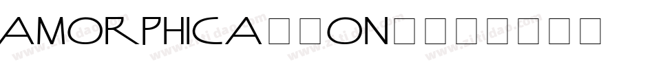 Amorphica-6On6字体转换
