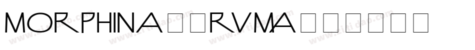 Morphina2-RvMA字体转换