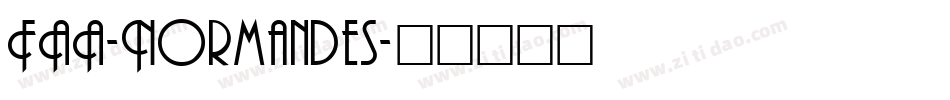 FAA-Normandes字体转换