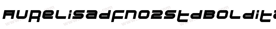 Aurelisadfno2stdBolditalic-LmeZ字体转换