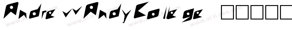 AndrewAndyCollege字体转换