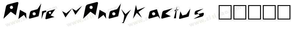 AndrewAndyKactus字体转换