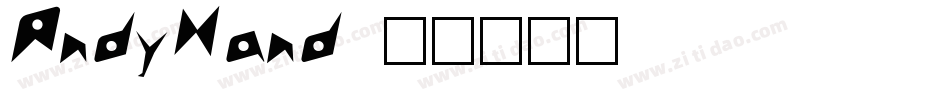 AndyHand字体转换