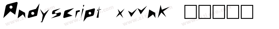 Andyscript-xwnK字体转换