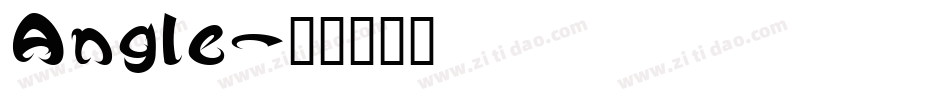 Angle字体转换