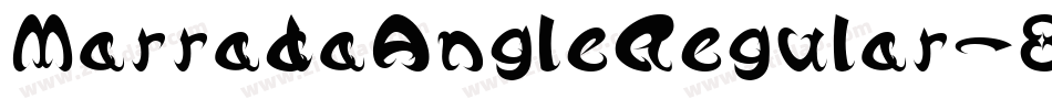 MarradaAngleRegular-8X6g字体转换