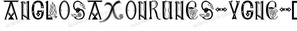 AnglosaxonRunes-VGne字体转换