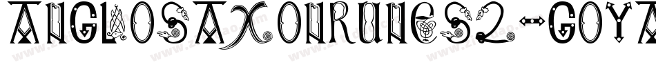AnglosaxonRunes2-GOYA字体转换