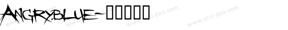 Angryblue字体转换