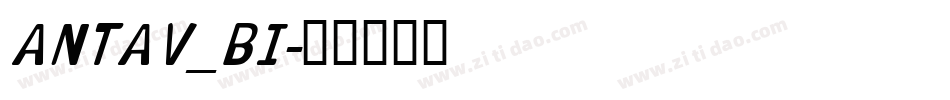ANTAV_BI字体转换