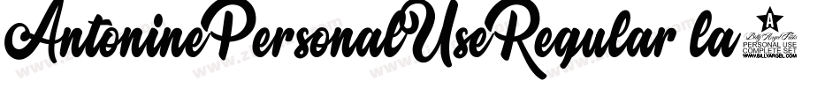 AntoninePersonalUseRegular-la9X字体转换 AntoninePersonalUseRegular-la9X字体转换