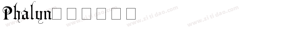 Phalyn字体转换