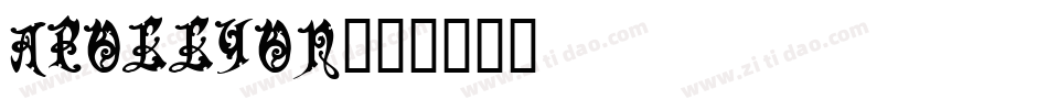 APOLLYON字体转换