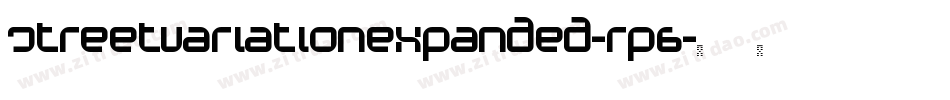 StreetVariationExpanded-RP6字体转换