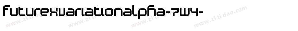 FuturexVariationAlpha-7w4字体转换