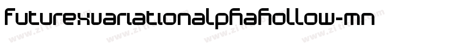 FuturexVariationAlphaHollow-mn5字体转换