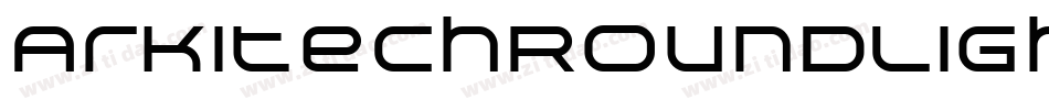 ArkitechRoundLight-ZqDl字体转换
