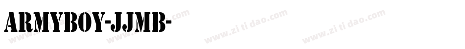 ArmyBoy-JJMB字体转换