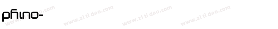 Phino字体转换