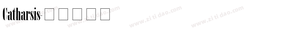 Catharsis字体转换