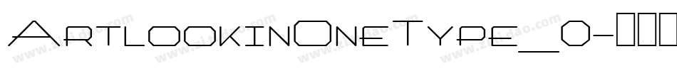 ArtlookinOneType_0字体转换