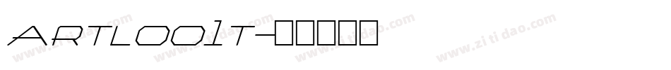 artloo1t字体转换