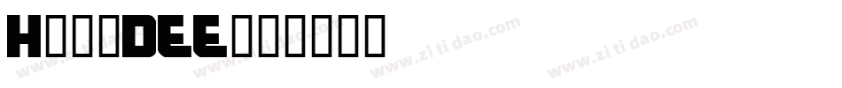 HoboDEE字体转换