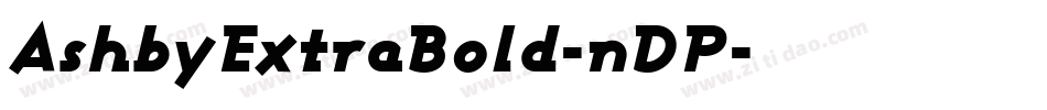 AshbyExtraBold-nDP字体转换