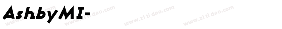 AshbyMI字体转换