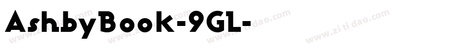 AshbyBook-9GL字体转换