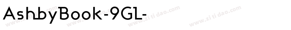 AshbyBook-9GL字体转换
