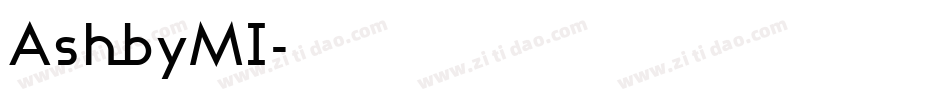 AshbyMI字体转换