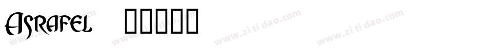 Asrafel字体转换