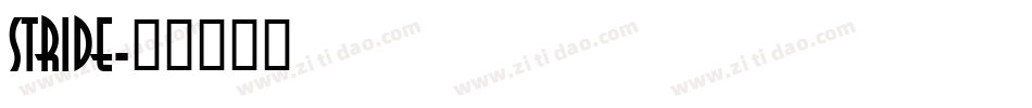 Stride字体转换