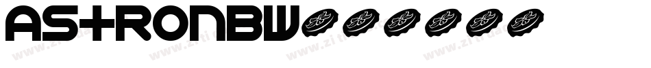 astronbw字体转换