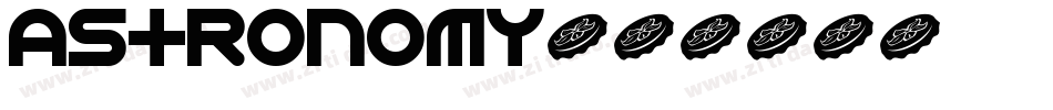 astronomy字体转换