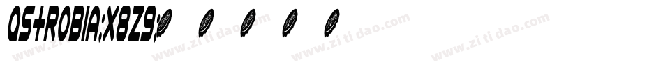 Astrobia-X8zg字体转换