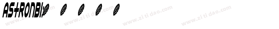 astronbi字体转换