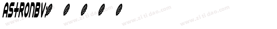 astronbv字体转换