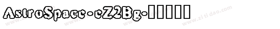 AstroSpace-eZ2Bg字体转换