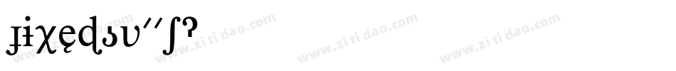fixed_v01字体转换