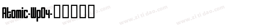 Atomic-WpO4字体转换