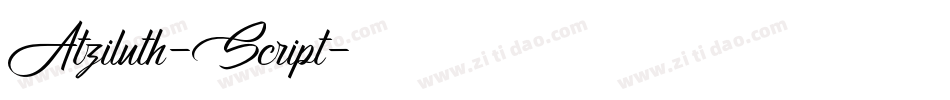 Atziluth-Script字体转换